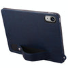 For iPad mini 6 / mini 2024 TPU Leather Back Tablet Case with Wristband(Dark Blue)