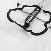 Waterproof Dog Raincoat, Reflective, L (4-5kg), Matte White