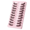10pairs /Box Half False Eyelashes With Transparent Stems Natura Extension Lashes Y1002