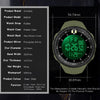 SYNOKE 9648-B Men Outdoor Waterproof Luminous Sports Electronic Watch(Green)