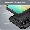 For Samsung Galaxy A26 5G Carbon Fiber Brushed Texture TPU Phone Case(Black)