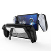 For Sony PlayStation Portal  TPU + PC Game Console Protective Case with Holder(White)
