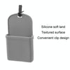 Wear-Resistant Silicone Mobile Phone Bag For Car Air Outlet(Black)