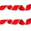 Christmas Imitation Hemp Ribbon Decoration With Wire, Length: 10M Pure Red White Edge