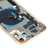 iPhone 12 Pro Max Gold Back Cover Assembly with Side Keys & Wireless Charging