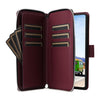 For Samsung Galaxy A53 5G Nine-card Slots Zipper Wallet Bag Leather Phone Case(Wine Red)