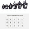Dog Muzzle, Anti-Bite Barking Basket Muzzle, Breathable, Black, Small
