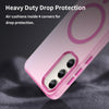 For Samsung Galaxy S23+ 5G MagSafe Frosted Translucent TPU + PC Full Coverage Phone Case(Pink)