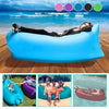 Outdoor Portable Lazy Water Inflatable Sofa Beach Grass Air Bed, Size: 200 x 70cm(Pink)