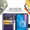 For  Alcatel 1S (2020) Four-leaf Clasp Embossed Buckle Mobile Phone Protection Leather Case with Lanyard & Card Slot & Wallet & Holder Function(Purple)
