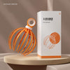 D18 Head Massager Relax Scalp Meridian Massager, Style: 18 Claw (Yellow)