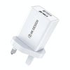 WK WP-U119 10W Dual USB Ports Travel Charger Power Adapter, UK Plug