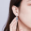 S925 Sterling Silver Retro Long Tassel Earrings