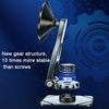 D29 Metal Car Phone Holder Floating Screen Folding Magnetic Phone Holder(Black)