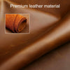 Hallmo Car Cowhide Leather Key Protective Cover Key Case for Mazda Axela 2-button(Brown)