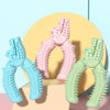 Crocodile Pliers Dog Teething Chew Toy - Pink - Small Breed