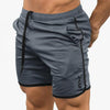 Summer Running Shorts Men Sport Jogging Fitness Shorts Quick Dry Men Gym Shorts, Size:XL(Gray)