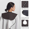 Hair Cutting Adjustable Shawl Capes Silicone Hairdressing Pad Neck Wrap Guard for Salon, Spec: Small Gray