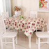 PEVA Oil&Water Resistant Coffee Table Tablecloth, Size: 106x152cm(Purple Rose)