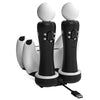 Iplay HBP-301 For PS5 / PS VR MOVE Controller Handle Dual Seat Charger 4 In 1 Charger(Black)