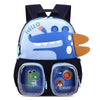 Kindergarten Children Cute Cartoon Backpack School Bag(Dinosaurs Blue)