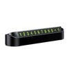 Hidden Parking Number Card Nightlight Number Button Parking Number Card, Style: Neutral (Black)