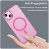 For iPhone 13 MagSafe Frosted Translucent TPU + PC Full Coverage Phone Case(Pink)