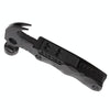 Multifunctional Life-saving Claw Hammer Car Survival Tools Foldable Outdoor Tool Hammer(Black)