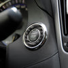 Car Carbon Fiber One-button Start Decorative Sticker for Infiniti Q50 / Q60 2014-2020