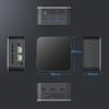 T9 Plus N100 DDR5 8G+512G EU Plug 12th Alder Lake Dual Gigabit LAN+3 HDMI 4K HD Pocket Mini PC