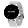 KS02 1.32 Inch Smart Watch Supports Blood Glucose Detection, Blood Pressure Detection, Blood Oxygen Detection(Silver+White)