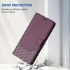 For Samsung Galaxy A26 Honeycomb Embossing RFID Leather Phone Case(Violet)