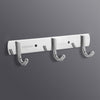 304 Stainless Steel No Punching Door Rear Coat Hook, Specification: 3 Hooks