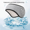 Plus Velvet Autumn Ladies Outdoor Luminous Warm Earmuffs Forehead Protection Cold Ear Cover, Size: Free Size(Hemp Gray)
