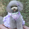 Pink Rose Dog Dress, XS - Breathable Summer Pet Clothes