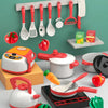 73pcs / Set Children Simulation Kitchen Cooking Toys Pretend Play Educational Toys Set
