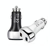 YSY-312 18W Portable QC3.0 Dual USB Mobile Phones and Tablet PCs Universal Car Charger(Black)
