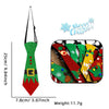 Christmas Children Cartoon Ties Holiday Party Performance Costume Props, Color: Red White Stripes
