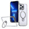For iPhone 13 Pro Max Wing Series Gen2 MagSafe Metal Ring Holder Phone Case(Transparent)