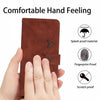 For Xiaomi Redmi K70 / K70 Pro Skin Feel Heart Embossed Leather Phone Case with Long Lanyard(Brown)
