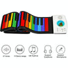 HUA008-49 49-Key Hand-Rolled Foldable Piano Children Color Piano(Color English)