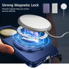 For Samsung Galaxy Z Flip5 360 Rotation Ring Holder MagSafe Shockproof PC Phone Case(Royal Blue)