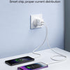 J0YROOM TCF05 20W USB+USB-C/Type-C Dual Interface Fast Charger Set, Specification:UK Plug(Black)