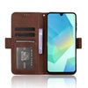 For Samsung Galaxy A16 5G Skin Feel Calf Texture Card Slots Leather Phone Case(Brown)
