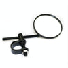 SF-127 Motorcycle Small Round Rearview Mirror Reversing Mirror(Black)