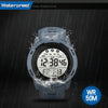 SYNOKE 9811 Luminous Large Screen Outdoor Running Student Watch(Yellow)