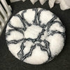 Cosy Round Pet Bed, 50cm Dark Grey - Cats & Small Dogs