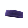 Enochle Sports Sweat-Absorbent Headband Combed Cotton Knitted Sweatband(Purple)