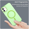 For iPhone 12 MagSafe Frosted Translucent TPU + PC Full Coverage Phone Case(Green)