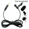 3.5mm Straight Internal Thread Plug Wireless Transmitting Lavalier Microphone, Length: 1.5m(Rabbit Fur Windproof Cover)